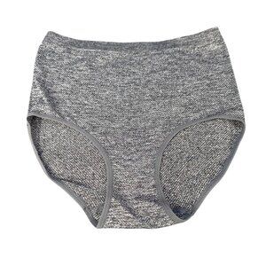 Fitwell Womens Medium/Large Panty Brief Support Hi-Waisted Gray New Without Tags